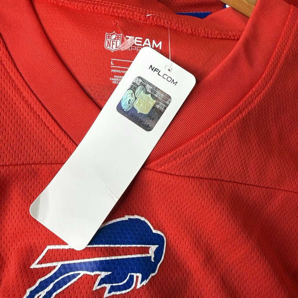 Josh Allen Buffalo Bills Jersey Mens Large Red Alternate NFL Football NWT - Picture 5 of 8